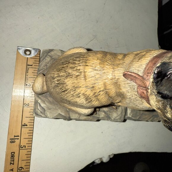 VTG 1990s Chrisdon Pug Realistic Resin Dog Sculpture Indoor Outdoor Expo Inc MCM - Picture 7 of 15